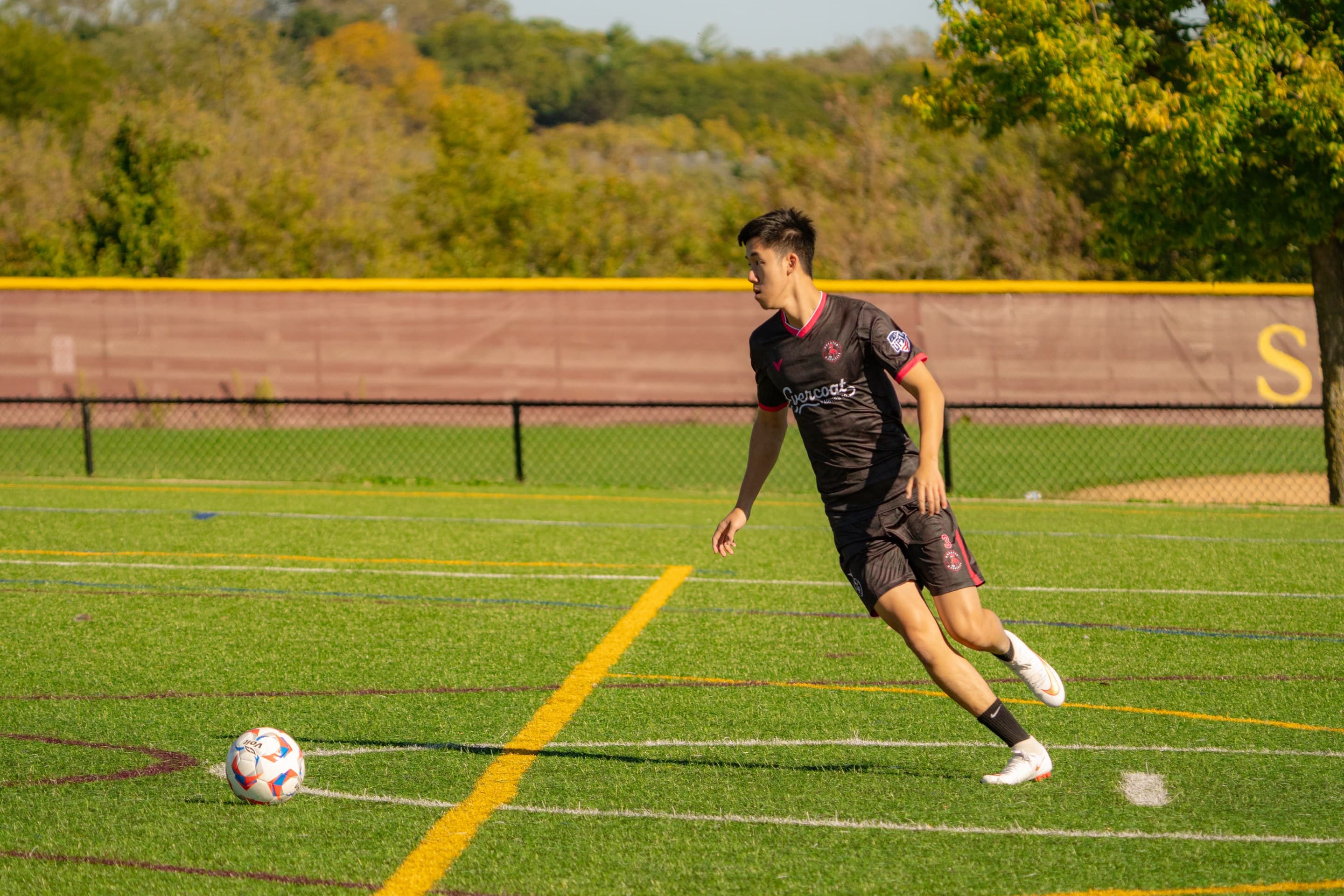 Playing on the pitch